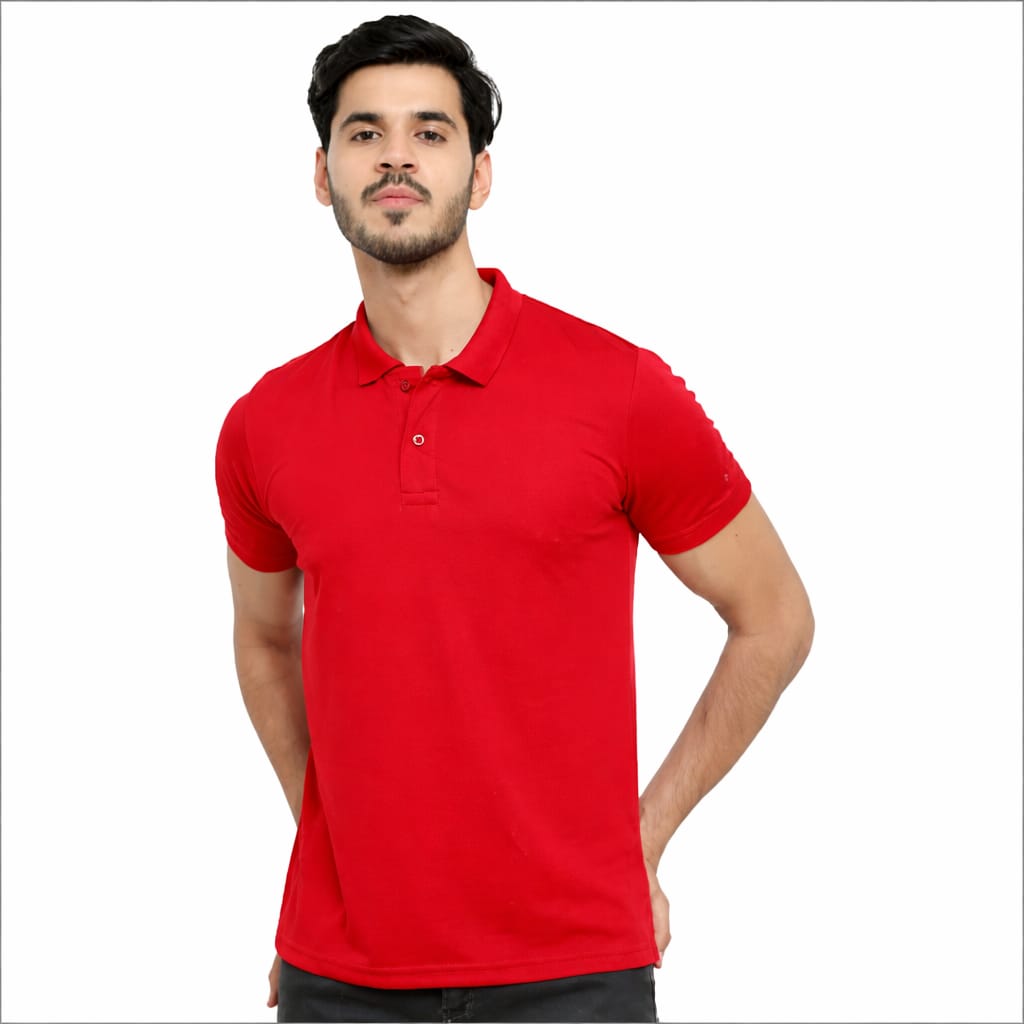 RED POLO HALF SLEEVE | COLOR | 220 GSM T SHIRTS